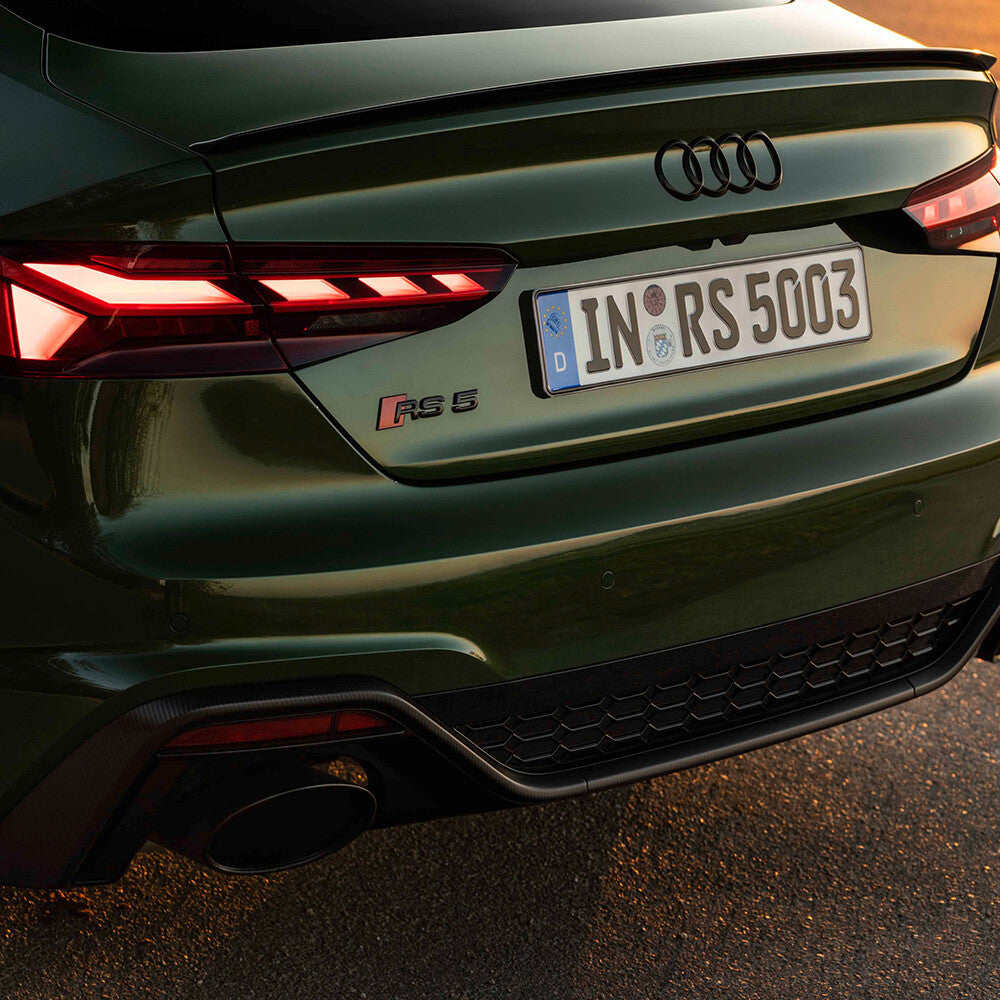 For Audi RS 5 Gloss Black Rear Letter Tail Badge Trunk Emblem Badge Logo Sport
