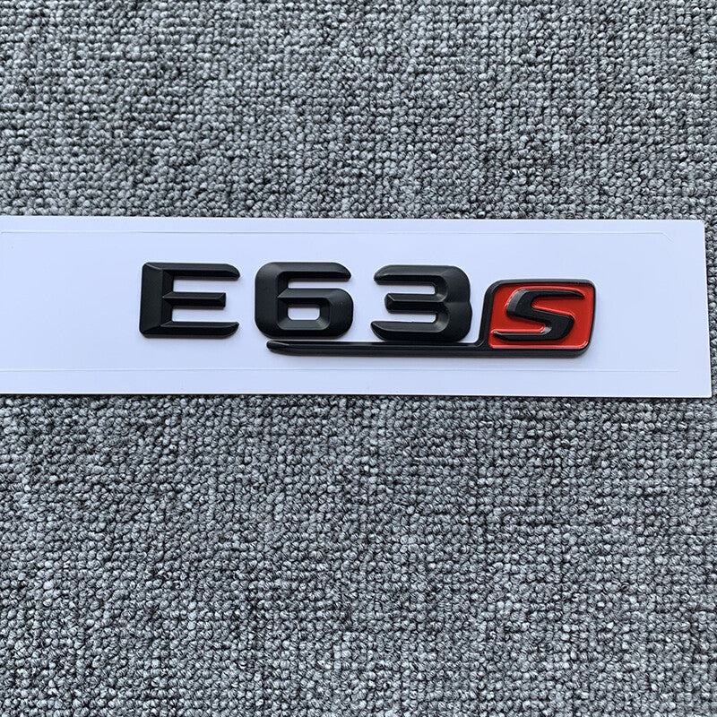 E63s 3D Back Letters Trunk Emblem Badge For Mercedes Benz E63 AMG S Sticker
