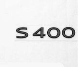 Gloss Black S400 Maybach Number Trunk Letters Badge Emblems Sticker For Benz