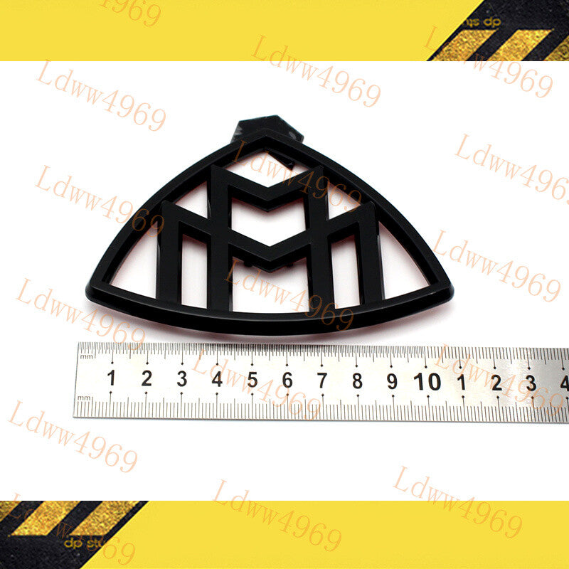 5pcs Glossy Black MAYBACH Letters Trunk Badge Emblem For S-Class W222 S500