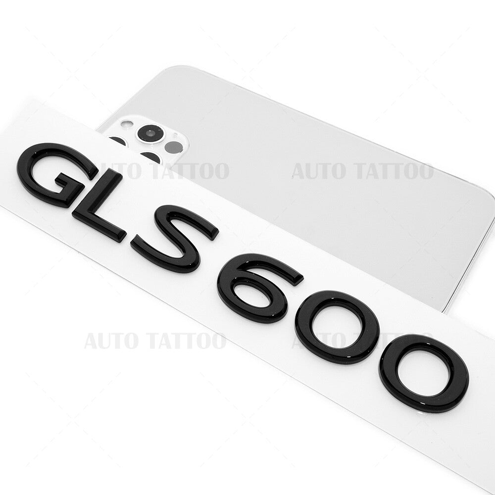 Mercedes-Maybach GLS 600 SUV AMG Emblem Liftgate Nameplate Badge Gloss Black