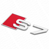 For Audi S7 OEM Chrome Rear Letter Tail Badge Trunk Emblem Badge Logo Sport