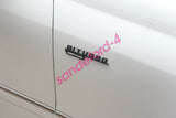Black A45 AMG TURBO 4MATIC Trunk Fender Letters Badges Emblems for Mercedes  ben