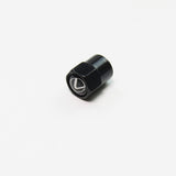 Compatible with Lexus 4Pcs Tire Valve Stem Caps Anodized Aluminum Set - Black
