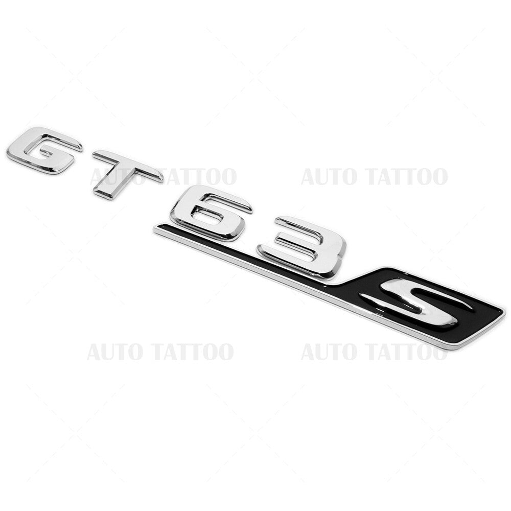 Mercedes AMG GT63 S Letter Emblem Trunk Logo Nameplate Badge Decorate OEM Chrome