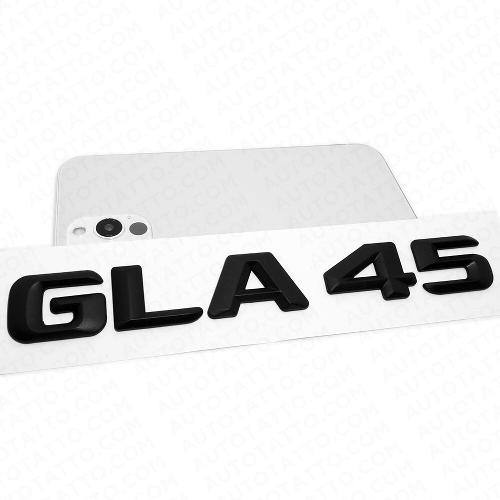 15-16 GLA 45 AMG Rear Letter Emblem Liftgate Logo Nameplate Badge Matte Black