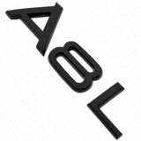 Audi A8 L A8L Gloss Black Rear Letter Nameplate Trunk Emblem Badge Sport Sline
