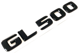 GLOSS BLACK GL500 FOR MERCEDES REAR TRUNK EMBLEM BADGE NAMEPLATE DECAL NUMBERS