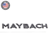 Nameplate Gloss Black Maybach Letter Emblem Trunk Hatch Sticker Maybach Badge