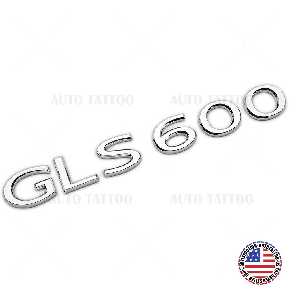Mercedes-Maybach GLS 600 SUV AMG Letter Emblem Liftgate Nameplate Badge Chrome