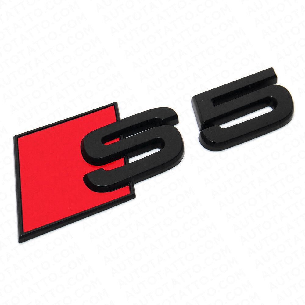 Audi S5 Matte Black Rear Letter Tail Nameplate Trunk Emblem Badge Sport
