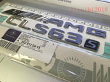 NEW "CLS63s + sAMG" High quality Rear Trunk Emblem Decal Badge FOR Mercedes Benz