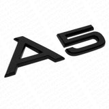Audi A5 Gloss Black Rear Letter Tail Badge Trunk Emblem Badge Sport  Sline