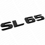 15-16 SL 65 AMG Letter 3D Emblem Trunk Logo Nameplate Badge Decorate Gloss Black