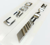 #1 C280 + AMG CHROME REPLACEMENT FOR MERCEDES REAR TRUNK EMBLEM BADGE DECAL LID
