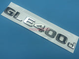 Chrome " GLE400d " Number Letters Rear Trunk Badge Emblem for Mercedes Benz GLE
