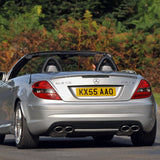05-16 SLK 55 AMG Letter Emblem Trunk Logo Nameplate Badge Decorate Sport Chrome