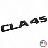 14-16 CLA 45 Emblem Trunk Lid Letter Nameplate Badge Decorate AMG Matte Black