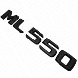 Benz ML 550 AMG Letter Emblem Trunk Logo Nameplate Badge Decorate Sport Black