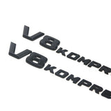 Glossy Back G55 AMG V8 KOMPRESSOR Emblem Badge Sticker Set For Mercedes Benz 463
