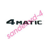 A250 4MATIC Rear Star Emblem Black Letter Badge Logo Set for AMG W176