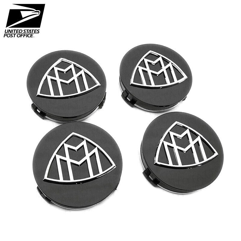 Benz Maybach set of 4 Black 75MM/2.95 in Wheel Hub Rim Center Caps For G-Class