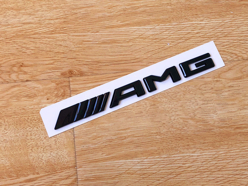 Gloss Black AMG Emblem Replacement Decal Badge Sticker For Mercedes-Benz GLE 63