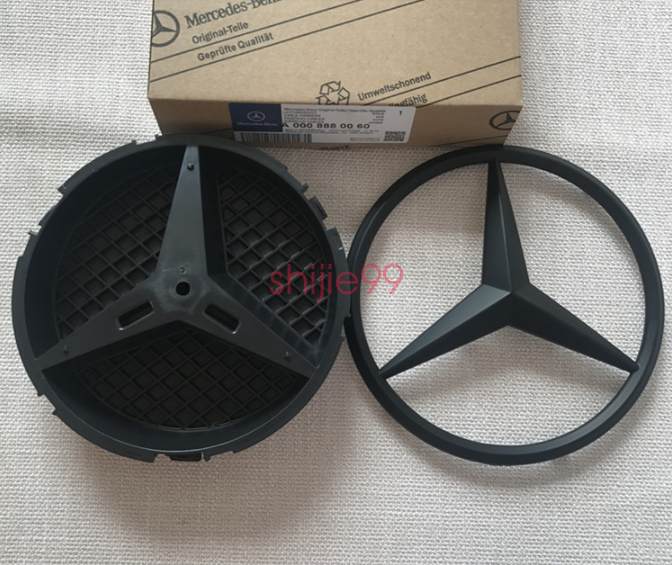 MERCEDES-BENZ A,C,B,GLA,GLK,CLA,CLS,ML,E FRONT GRILLE STAR BADGE Matte Black