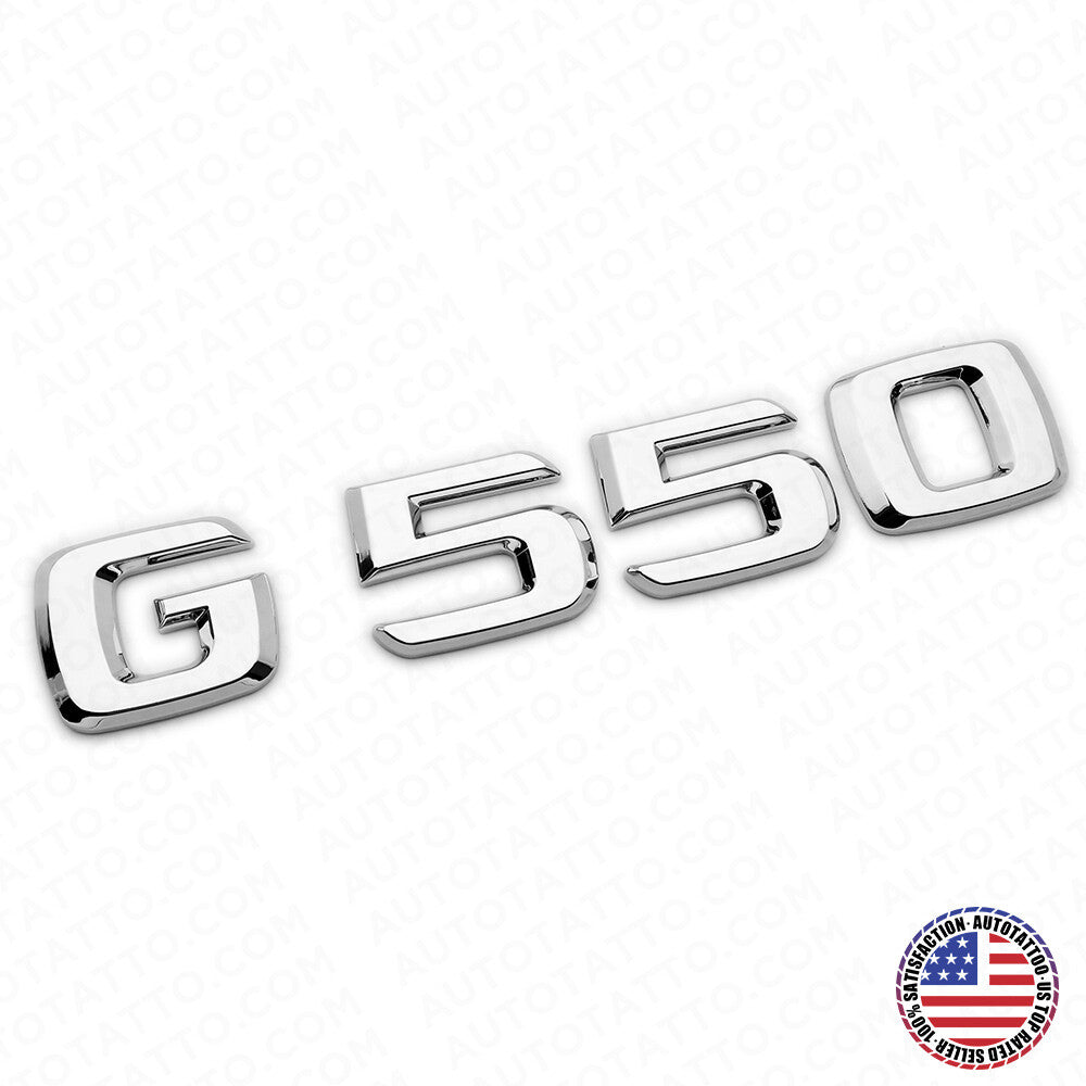 03-18 G 550 AMG Letter Emblem Trunk Logo Nameplate Badge Decorate Sport Chrome