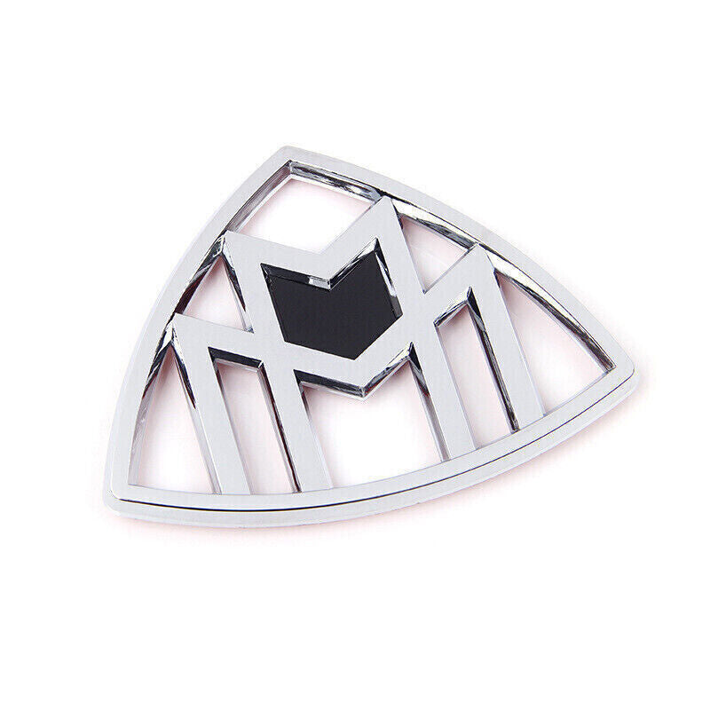Mercedes Maybach Rear Trunk Lid vertical Emblem Silver OE Badge For S-Class W222