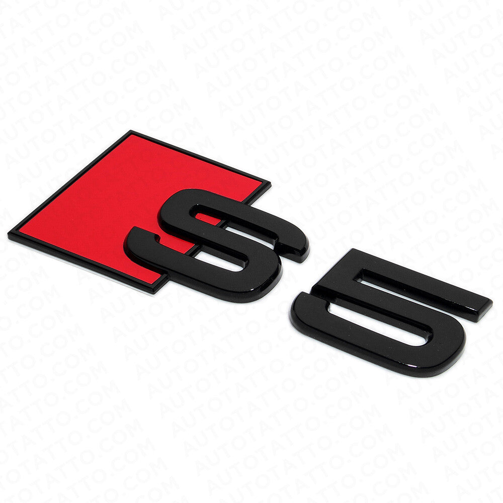 Audi S5 Gloss Black Rear Letter Tail Nameplate Trunk Emblem Badge Sport Sline