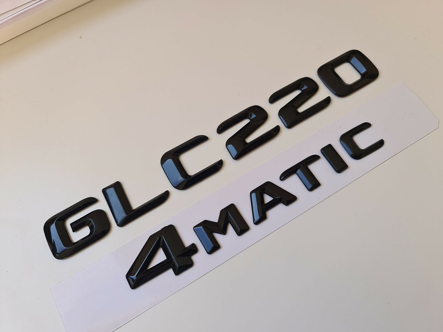 GLC220 4matic Black Letter Number Rear Boot Badge Emblem For GLC Class Mercedes