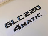 GLC220 4matic Black Letter Number Rear Boot Badge Emblem For GLC Class Mercedes