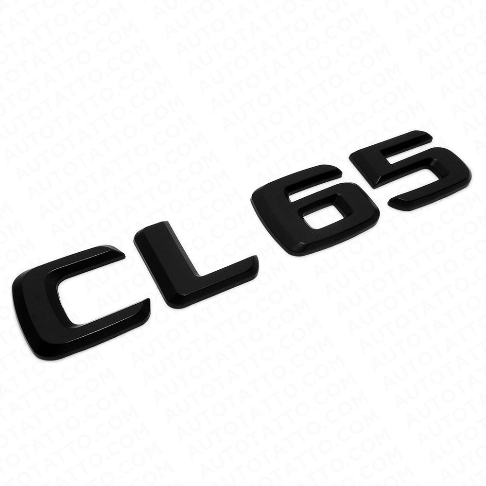 05-14 CL 65 Emblem Trunk Lid Letter Logo Nameplate Badge Decoration AMG Black