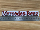 Gloss Red Logo Letters " Mercedes - Benz " Trunk Badge Emblem For Mercedes Benz