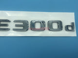 Chrome " GLE300d " Number Letters Rear Trunk Badge Emblem for Mercedes Benz GLE