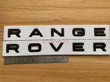 Range Rover Carbon Fibre style Letters Hood or Trunk Tailgate Emblem Nameplate