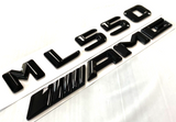 GLOSS BLACK ML550+AMG FOR MERCEDES ML550 REAR TRUNK EMBLEM BADGE NAMEPLATE