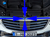 FOR MERCEDES BENZ 2014-ON W205 W213 W222 C E S CLASS FRONT GRILLE EMBLEM BADGE