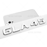 17-20 GLA 45 AMG Rear Letter Emblem Liftgate Logo Nameplate Badge OEM Chrome