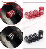 4Pcs Tire Valve Stem Car Caps Aluminum Alloy Dust Proof Airtight Air Caps Cover