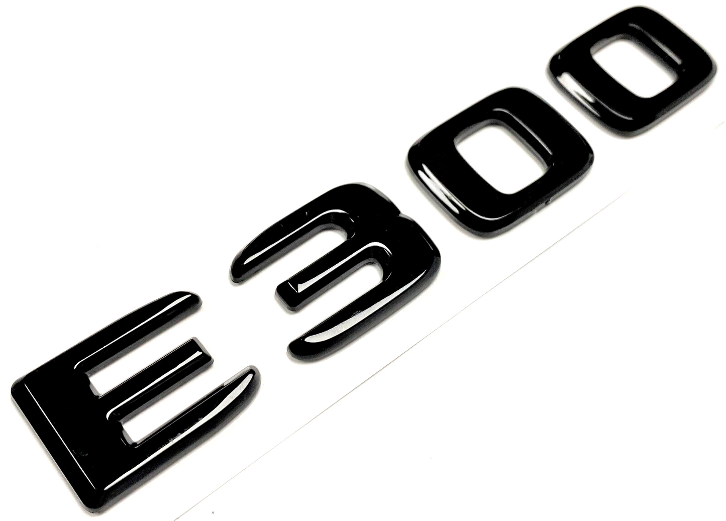 E300 BLACK For MERCEDES REAR TRUNK EMBLEM BADGE NAMEPLATE DECAL LETTER