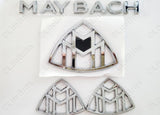 Silver Side Rear Trunk Badge Emblem For Mercedes Benz Maybach S Class S400 S500