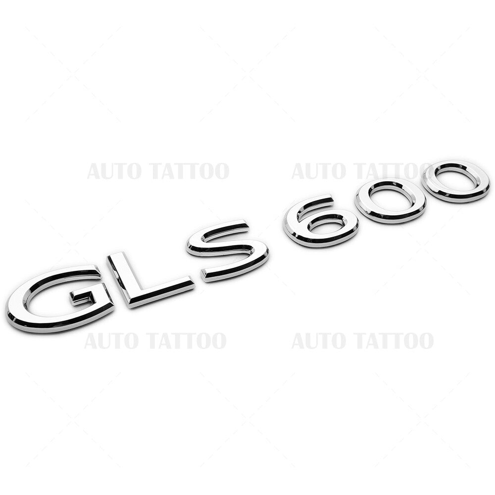 Mercedes-Maybach GLS 600 SUV AMG Letter Emblem Liftgate Nameplate Badge Chrome