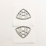 Silver 4pcs " MAYBACH " Emblem Auto Badge Trunk for Mercedes-Benz S400 S500