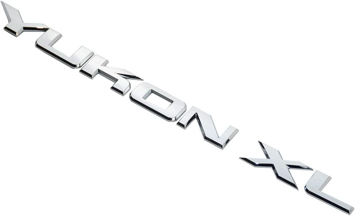 Chrome For YUKON XL Liftgate / Door Letter Nameplate Emblem SUV HD Badge Sport