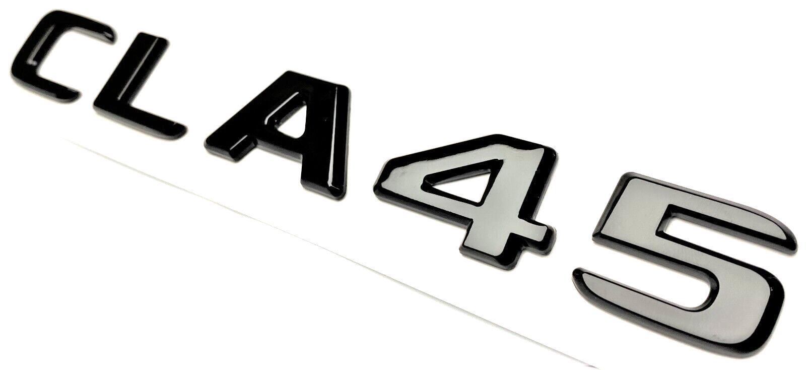 BLACK CLA45 For MERCEDES CLA45 REAR TRUNK NAMEPLATE EMBLEM BADGE LIFTGATE