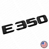 14-16 E350 AMG Letter Emblem 3D Trunk Logo Nameplate Badge Decorate Gloss Black