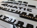 ML63 AMG 4matic v8 Gloss Black Letter Number Rear Boot Badge Emblem FOR Mercedes