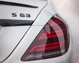 14-17 S 63 AMG Letter 3D Emblem Trunk Logo Nameplate Badge Decorate Matte Black